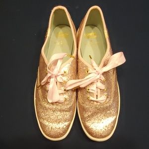 Pink glitter Kate Spade Keds